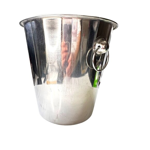 Winco Bottle Cooler Wine Champagne Stainless Steel Party Drink Ice Bucket 4qt - Picture 9 of 9